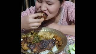 Diwali special mukbangPork belly eating asmrSPICY Pork curry mukbang [upl. by Rodrick]