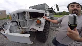 Modifying a M35A2 Deuce and a Half for Civilian Use [upl. by Ainalem]