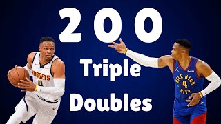 Russell Westbrook Makes History 200th TripleDouble Sparks Nuggets Win [upl. by Hapte]