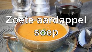 Zoete aardappel soep recept [upl. by Shinberg]