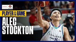 Alec Stockton BOOSTS Converge with 27 PTS against Meralco  PBA Season 49 Governors Cup [upl. by Chilt]