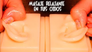 ASMR MASAJE CON ACEITE en TUS OIDOS SIN HABLAR Asmr Ear Masagge👂  Cepillado [upl. by Acisseg270]