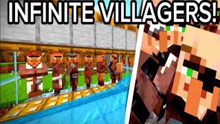 Minecraft EAISIEST Villager Breader Farm 🤯 Infinite villager [upl. by Jessi]