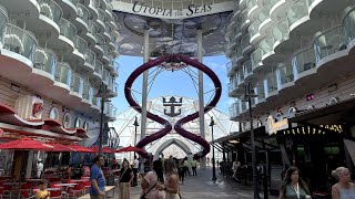 Royal Caribbean Utopia of the Seas The Boardwalk 4k [upl. by Dinin]