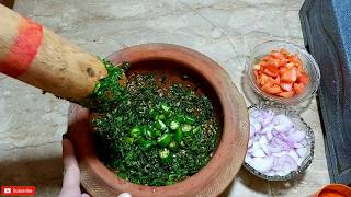 Pudina AnarDana Ki Chutney Pure Village style Pudina Ki Chutney By Ijaz Ansari food Secrets [upl. by Orr]