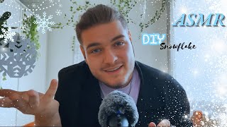 ASMR DIY Snowflake❄️  Soft Snips amp Crispy Folds [upl. by Dranal]