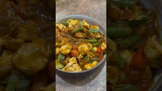 Spicy vindaloo chicken and veggies eatinghealthy weightloss weightlossjourney healthyfood [upl. by Arata]