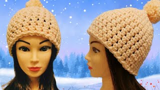 BONNET au crochet TOUTES TAILLES [upl. by Nosaj787]