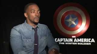 Marvels Captain America The Winter Soldier  Anthony Mackie Interview [upl. by Silado]