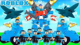 MEMBUAT 1000 PASUKAN BIRU PANDU GAMING ROBOT TANK PESAWAT HELIKOPTER DI ROBLOX [upl. by Frankel]