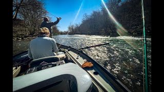 Watauga River Early Spring Fly Fishing [upl. by Fleck467]