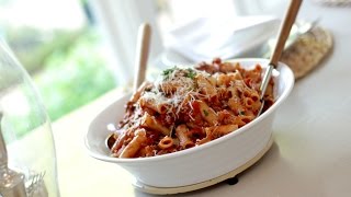 Beths Rigatoni Bolognese Pasta Recipe  ENTERTAINING WITH BETH [upl. by Petracca880]