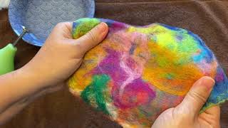 Cecilia Ho Fiberworld 2021 Wet Felting 50min Lecture [upl. by Atekihc493]