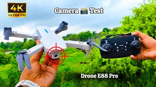 Drone E88 Pro Camera Test  How to find rc drone app and Wifi [upl. by Nevak]