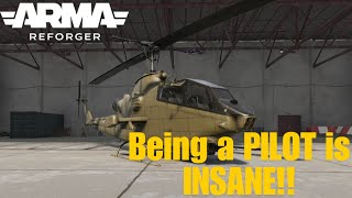 Being a PILOT in Arma Reforger is INSANE [upl. by Ailenroc]