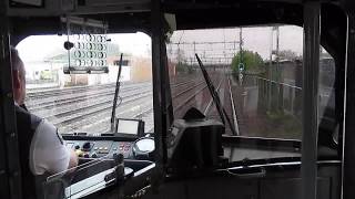 Sweden GothenburgGoteborg a tram drivers eye view [upl. by Yllet]