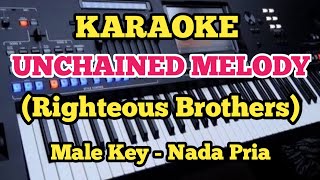 UNCHAINED MELODY  Righteous Brothers  Karaoke Male [upl. by Wulf]