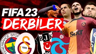 FIFA 23 FENERBAHÇE vs GALATASARAY  İLK OYNANIŞ  BEŞİKTAŞ vs TRABZONSPOR [upl. by Egan]