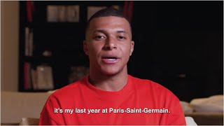 KYLIAN MBAPPE ANNOUNCES HES LEAVING PSG kmbappeIG [upl. by Yetak24]