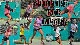 Short Feature on Aspiring Women Tennis Players womentennis tennischannel tennismotivation [upl. by Barbey]