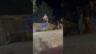 One footed fullinbackout parkour freerunning tricking [upl. by Naic700]