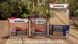 Ronseal Decking Products  How to Choose the Right Ronseal Product for your Decking [upl. by Ahsetal]