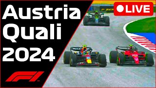 🔴F1 LIVE  Austria GP QUALI  Commentary  Live Timing [upl. by Ploch]