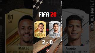 EDER MILITAO VS ARAUJO FIFA EVOLUTION eafc24 fifa football shorts austor [upl. by Kenison]