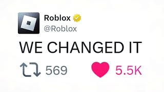 Roblox Actually Responded and its good [upl. by Adnik]