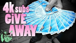 PLAYiNG CARDS GiVEAWAY 4k SUBS [upl. by Lalo]