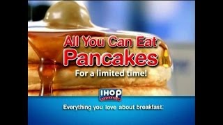 TV Commercial  IHOP Signature Pancakes  The All You Can Eat Pancakes are Back [upl. by Haveman]