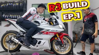 Yamaha R3 World GP Street GP Build Ep1 [upl. by Esahc]