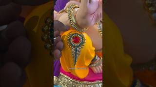 1 Minutes Diamond Work On Ganpati Bappa 🙏🏼 bappa viral love trending shorts ganpati2023 [upl. by Pacien]