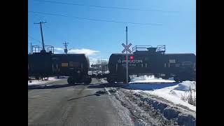 CN SD75I 5687 Leads Sudbury Local Train 598 [upl. by Bucky]