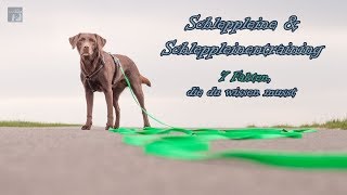 Schleppleine amp Schleppleinentraining [upl. by Yelyah]