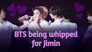 The Jimin Effect  BTS being whipped for Jimin [upl. by Aronoh364]