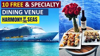 Harmony of the Seas Restaurants And Dining [upl. by Kerat]