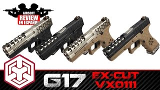 GLOCK G17 EXCUT VX0111 ARMORER WORKS Airsoft Review en Español  Test Shot amp Chrono [upl. by Gish]