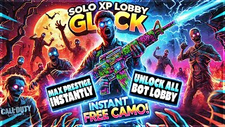 SOLO XP LOBBY GLITCH  INSTANT CAMO GLITCH BO6 BO6 GLITCHES BO6 ZOMBIES GLITCH [upl. by Sedicla951]