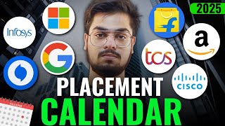 Placement Calendar 2025  When Do Companies Hire for OFF CAMPUS Placements [upl. by Kovacs631]