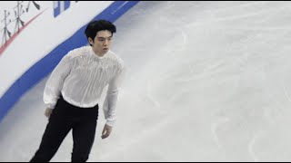 2024 4CC Cha Junhwan  ice warmup before SP [upl. by Nujra]