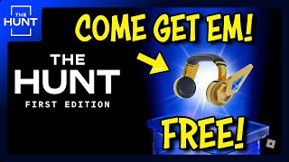 🔴 LAUNCHING FREE VAULT STAR HEADPHONES Roblox  The Hunt First Edition [upl. by Henleigh17]