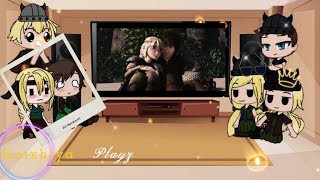 🇺🇸ッHttyd and dragonsnine realms react to httyd  repost in english ッ🇺🇸 [upl. by Ushijima103]