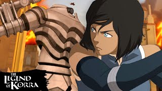 Every Fight EVER in Republic City 💥  The Legend of Korra [upl. by Shipp694]