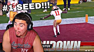 49ers CLINCH The 1 Seed IN THE NFC 49ers Vs Commanders 2023 Week 17 Highlights Reaction [upl. by Airetas827]