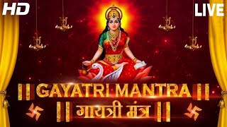 LIVEquot Powerful Gayatri Mantra 108 Times  Om Bhur Bhuva Swaha  गायत्री मंत्र  ओम भूर भुवा स्वाहा [upl. by Lienahs761]