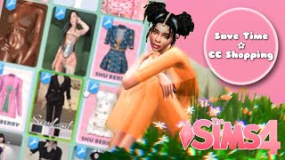 Access FREE Patreon Custom Content for The Sims 4 Save Time CC Shopping [upl. by Ailadi905]