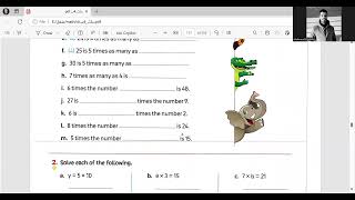 creating multiplicative comparison equation lesson 1 unit 5 grade 4 [upl. by Tullius]