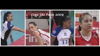 Copa São Paulo 2008 Final  Finasa Osasco x Pinheiros Mackenzie  Vôlei Feminino [upl. by Nicolle]