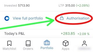 How to Pre Authorise Holding In Zerodha To Avoid TPIN verification Everytime IMP Note [upl. by Amol321]